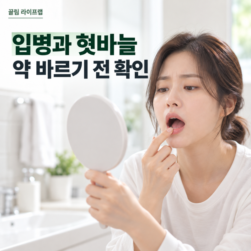 입병 혓바늘 원인, 약과 연고 종류 사용 전 확인할 점