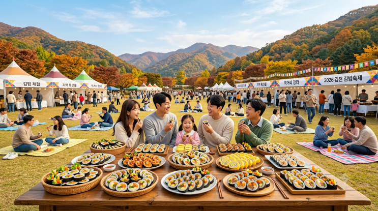 <b>김천 김밥축제</b> 2026, 10월 23일부터 3일간  일정·장소·먹거리·방문 팁....