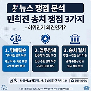 의혹 제기가 '명예훼손'이 되는 순간? 민희진 공소청 송치 쟁점 3가지
