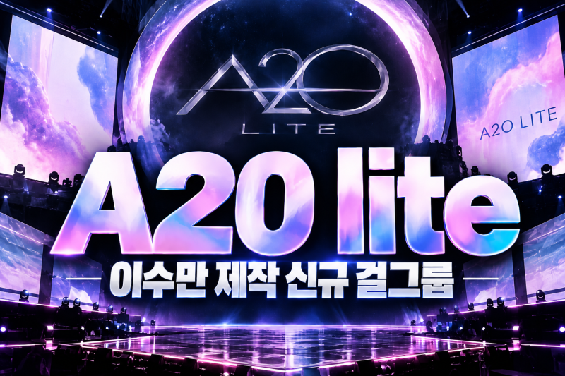 SM엔터 A20 lite 화제! 이수만이 3년 만에 선보인 신인 걸그룹은 누구?