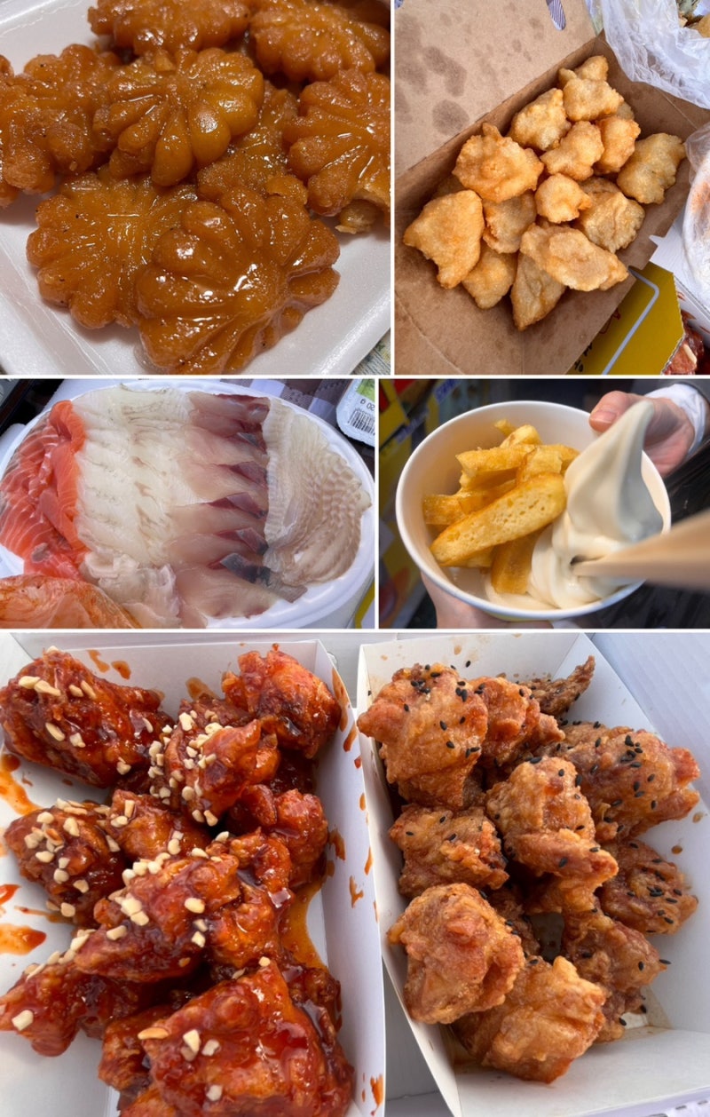 [강릉 중앙시장 맛집] 먹거리 추천코스 장인더 수제약과·회도락횟집·모자호떡·강릉길감자....
