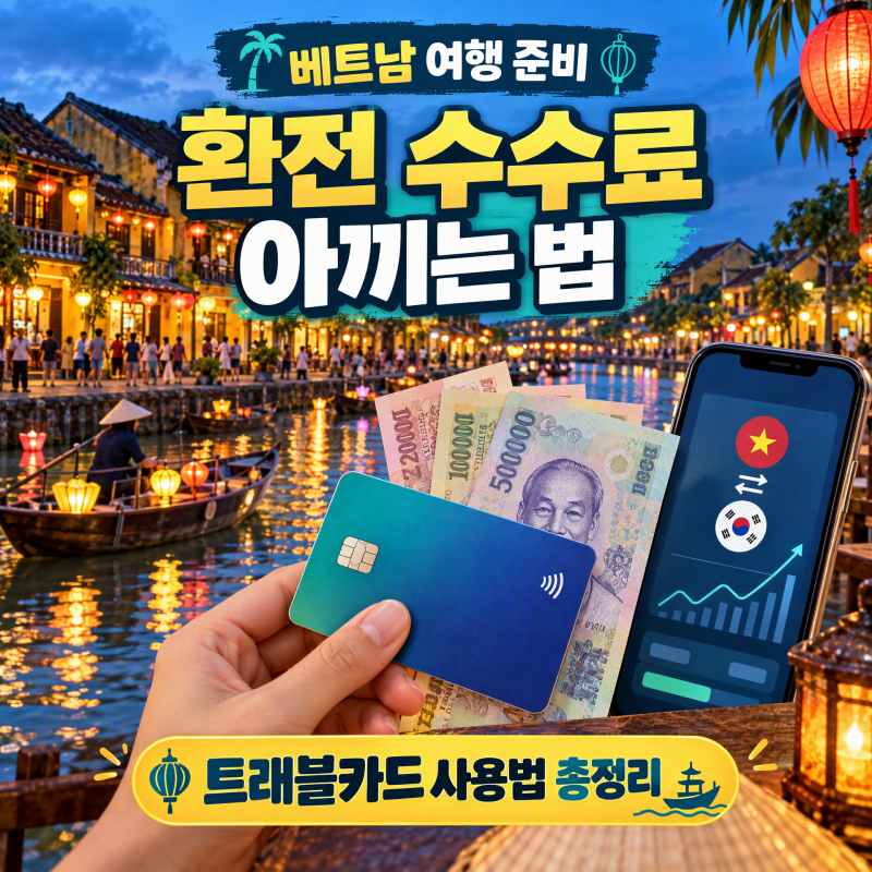 베트남 환전 방법 총정리, 트래블카드로 수수료 아끼는 법