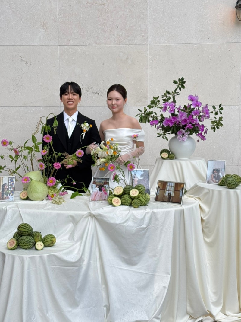 허밍로즈 웨딩 꽃장식, 전주 아엘르 A’ELLE