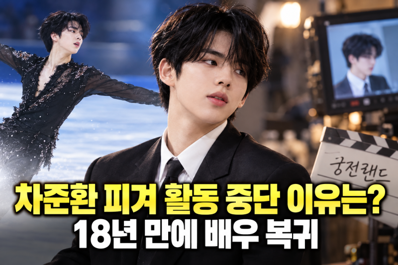 차준환 피겨 활동 중단 이유는? 18년 만에 배우 복귀, 드라마 궁전랜드 주연(은퇴?)