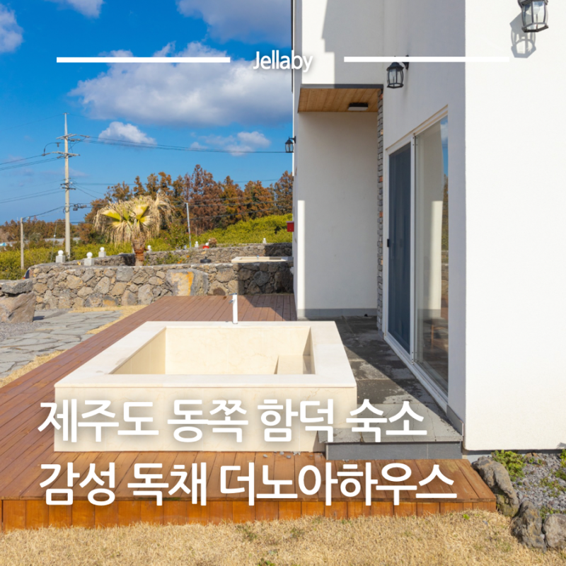 제주도함덕숙소 함덕해수욕장 근처 제주 동쪽 감성 풀빌라 독채 펜션 더노아하우스 후기