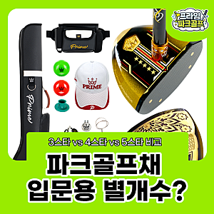 파크골프채 입문용, 처음부터 비싼 채를 사야 할까? 3스타·4스타·5스타 비교