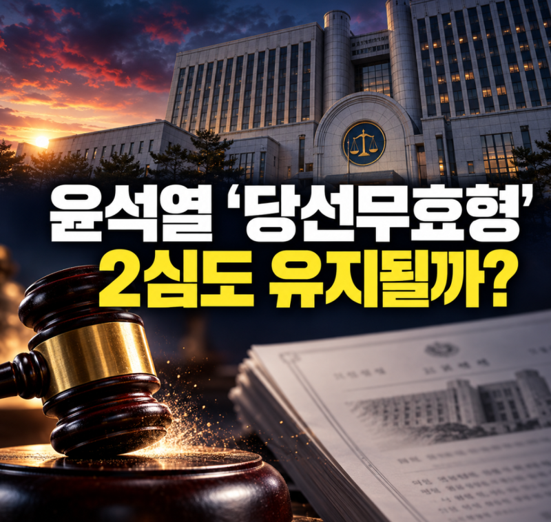 윤석열 전 대통령 ‘당선무효형’ 2심도 유지될까? 지금까지 판결과 앞으로의 재판은?