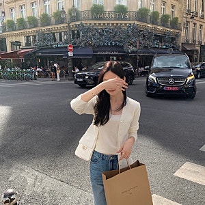 아일 aisle 26fw 르네 골지 브이넥 가디건 아이보리 간절기 가디건 코디