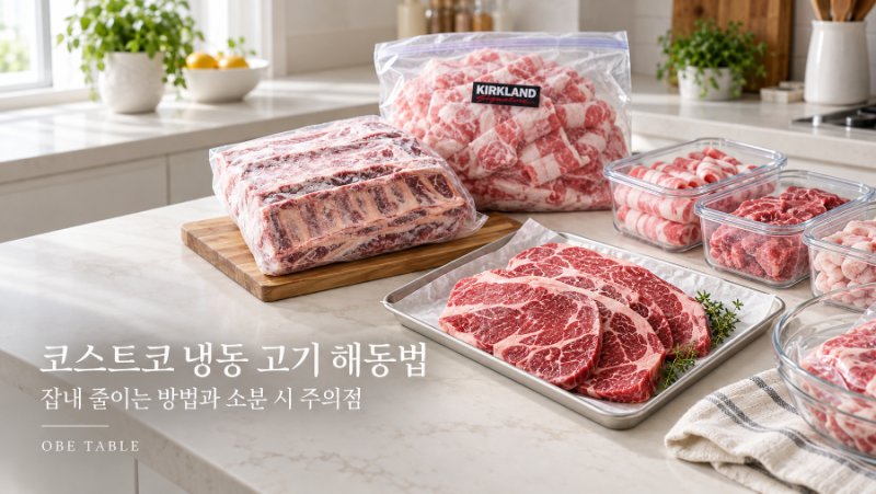코스트코 냉동 고기 해동법, 잡내 줄이는 방법과 소분 시 주의점