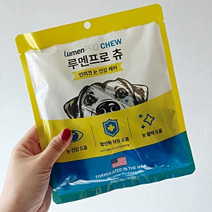 루멘프로 츄 오메가3 : 강아지 백내장 영양제, 눈물 관리