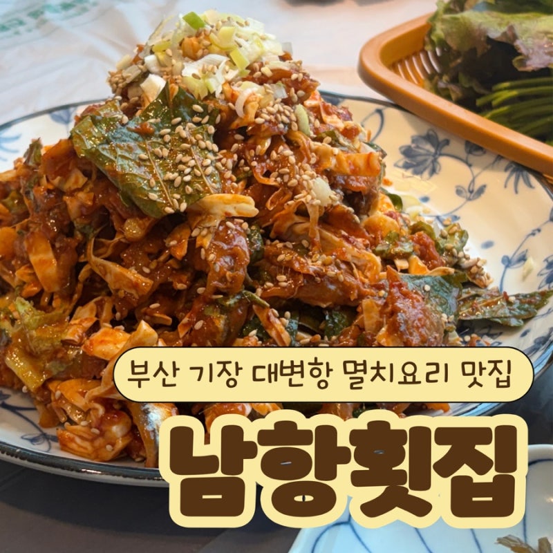 [부산] 기장 멸치요리 맛집 | 남항횟집 기장대변항