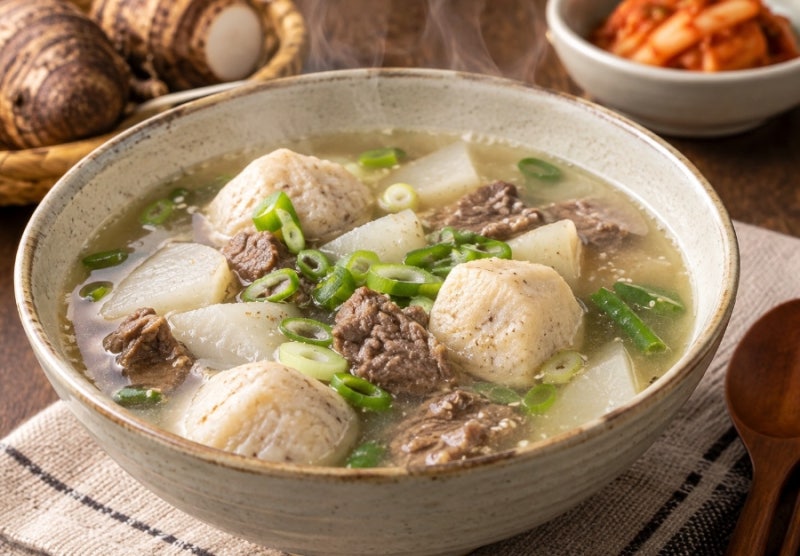 토란국 끓이는 법, 아린 맛 없이 맛있게 만드는 비법