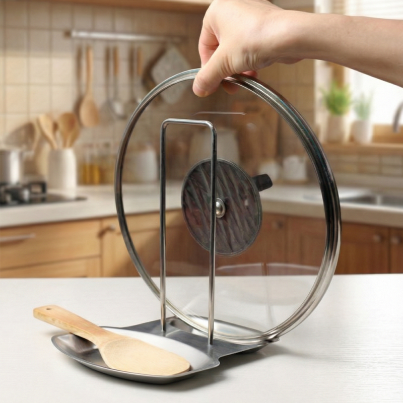 주방 대환장 파티 끝! 7천원대 꿀템 냄비뚜껑 거치대로 깔끔함 되찾았어요