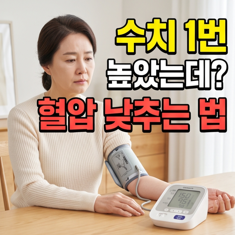 “수치 1번 높았는데?” 혈압 낮추는 법·오므론 혈압계 가격