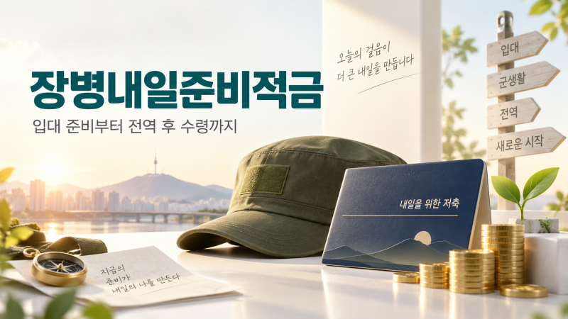 장병내일준비적금 총정리｜입대 전 준비부터 전역 후 매칭지원금 수령까지