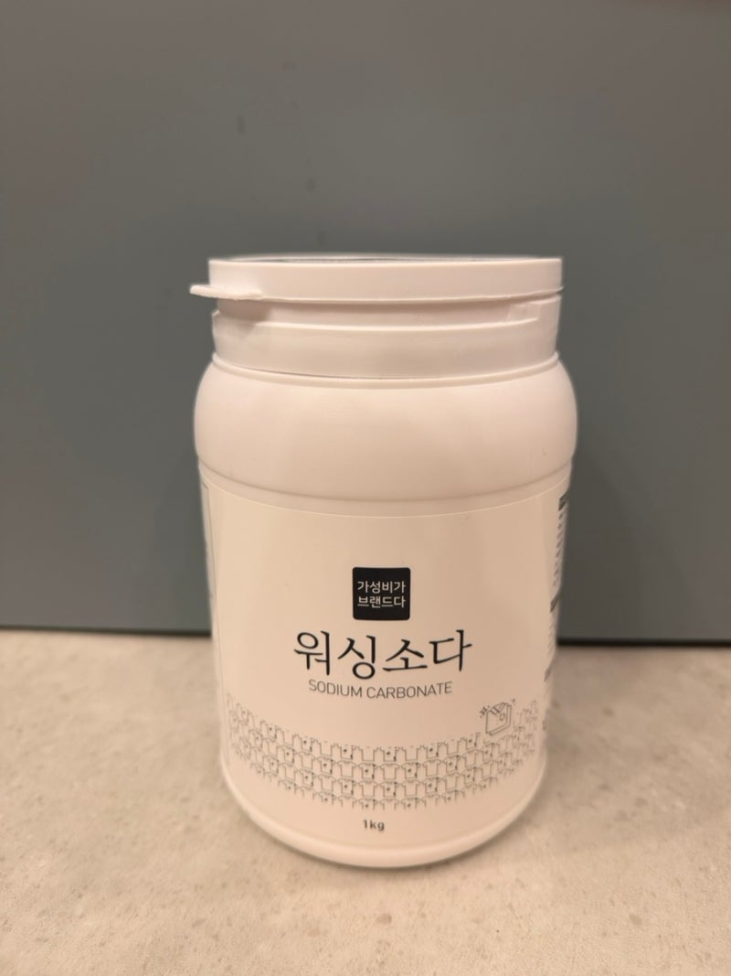 빨래 쉰내 제거｜워싱소다 사용법과 내돈내산 후기