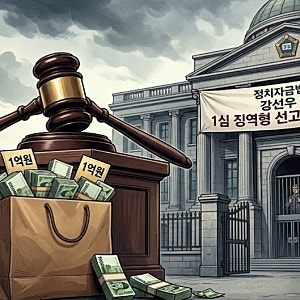 강선우, ‘1억 공천헌금’ 결국 징역 2년 6개월…법정구속까지, 공천 비리 어디까지 왔나