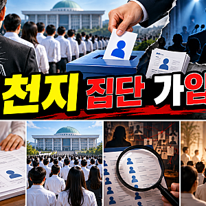 신천지 집단 가입 논란! 민주당 당원 3만~5만명 전당대회 개입설 의혹