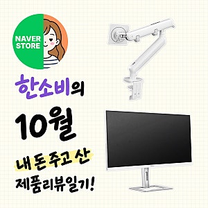 [네이버스토어 10월 구매내역⑤] 필립스 모니터(27E2G5500W), 필립스 모니터암(SPT7308)구매 후 설....