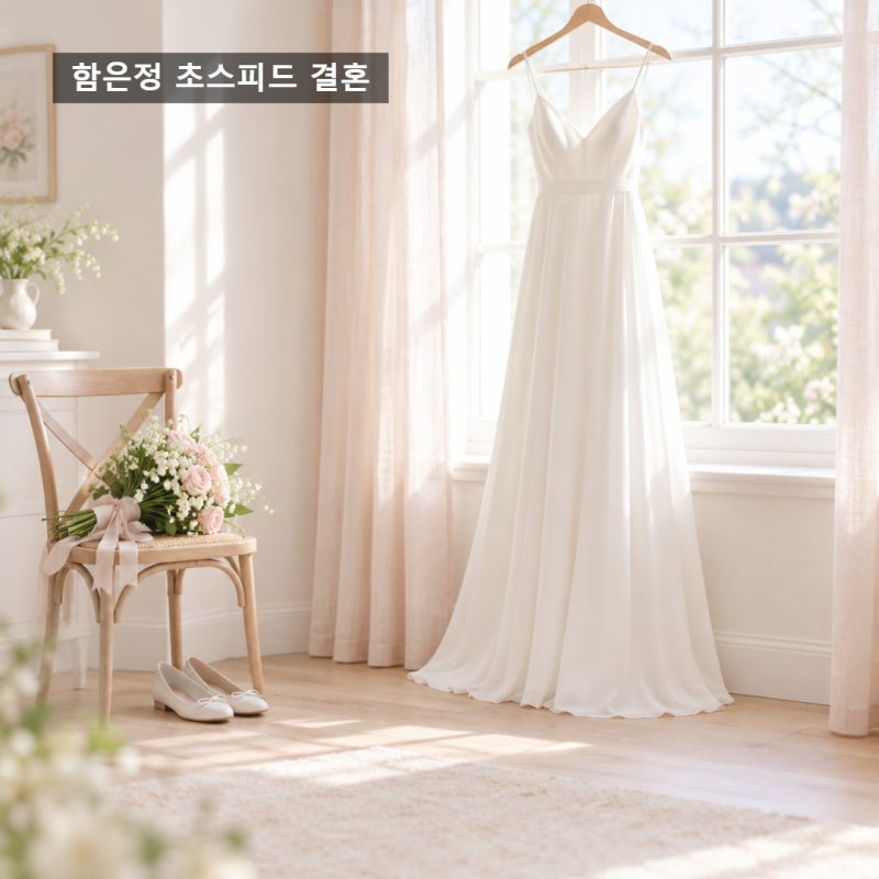 함은정, 결혼 준비 한 달 남짓? 웨딩드레스 투어까지 생략한 이유