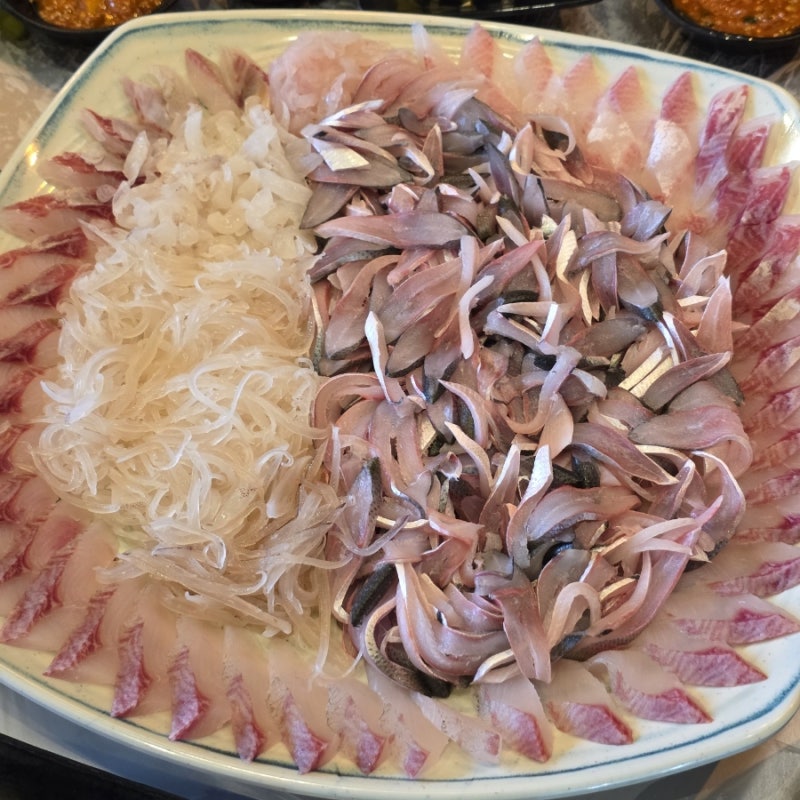 광안리 민락회센터 덕이상회 제철회 오징어 전어 숭어 후기