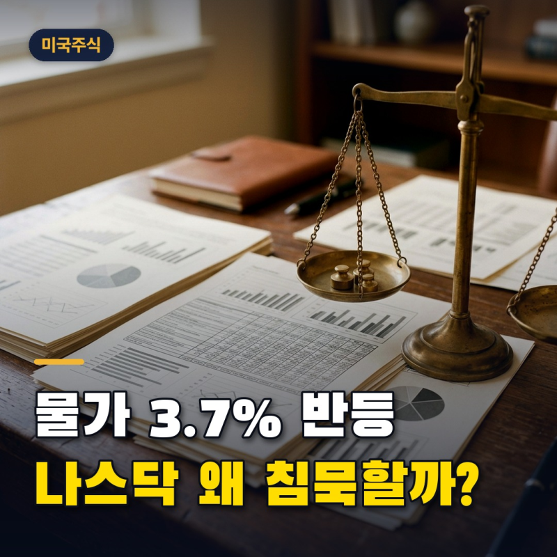 물가는 3.7%로 뛰는데 나스닥은 왜 근원 수치만 볼까