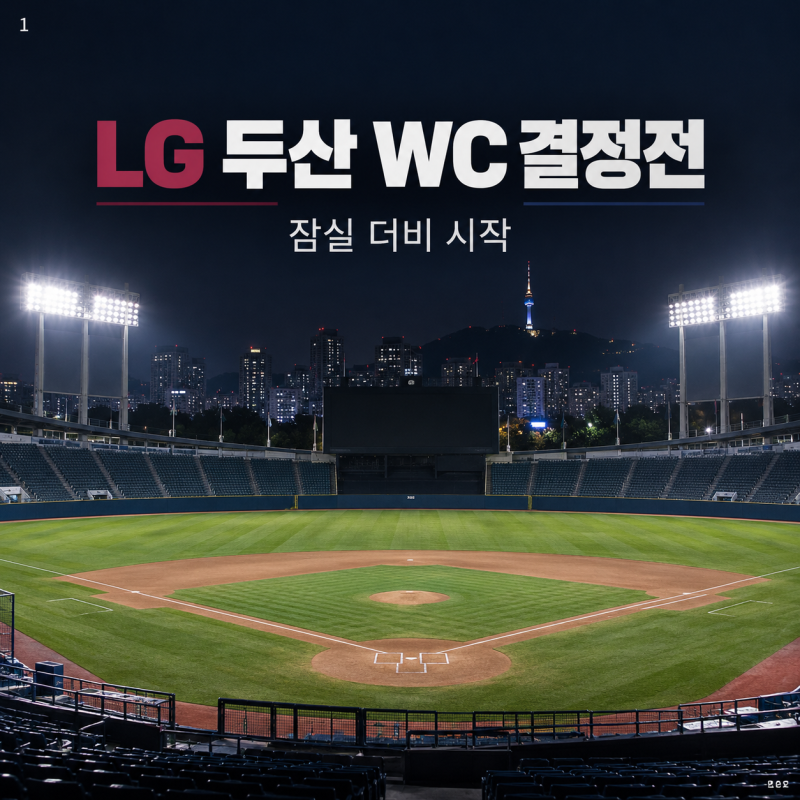LG 두산 가을야구 첫판부터 잠실 더비 와일드카드 선발 승리 조건 살펴보니