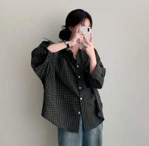 가을 체크 셔츠 찾는다면? 온유어리 오버핏 남방 괜찮을까?