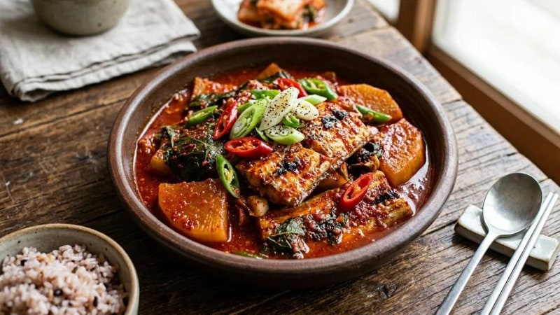 갈치조림 레시피｜생선조림 만능 양념장 비율과 무 맛있게 익히는 법