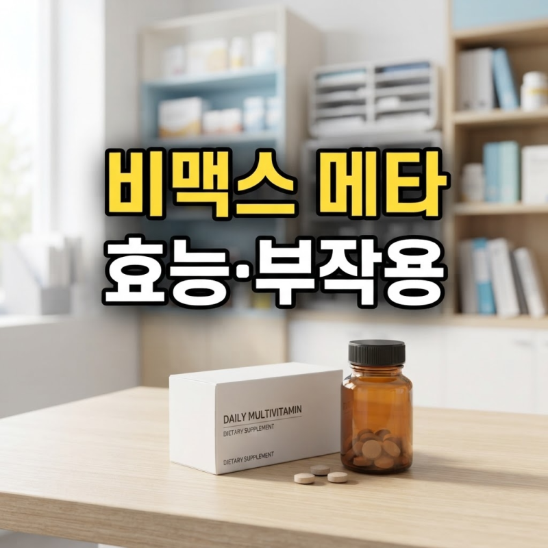 비맥스 메타 효능과 성분, 복용법 및 부작용 주의사항