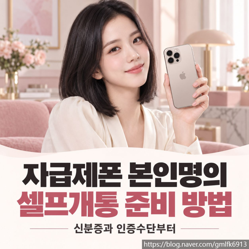 자급제폰 본인명의 셀프개통, 신분증과 인증수단 준비 방법