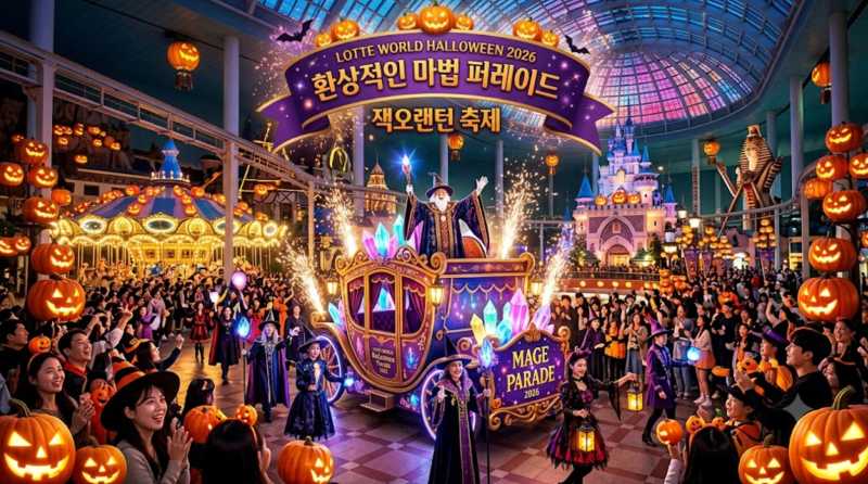 2026 롯데월드 할로윈 아이랑 방문 꿀팁! 기간 퍼레이드 시간 동선 완벽 정리