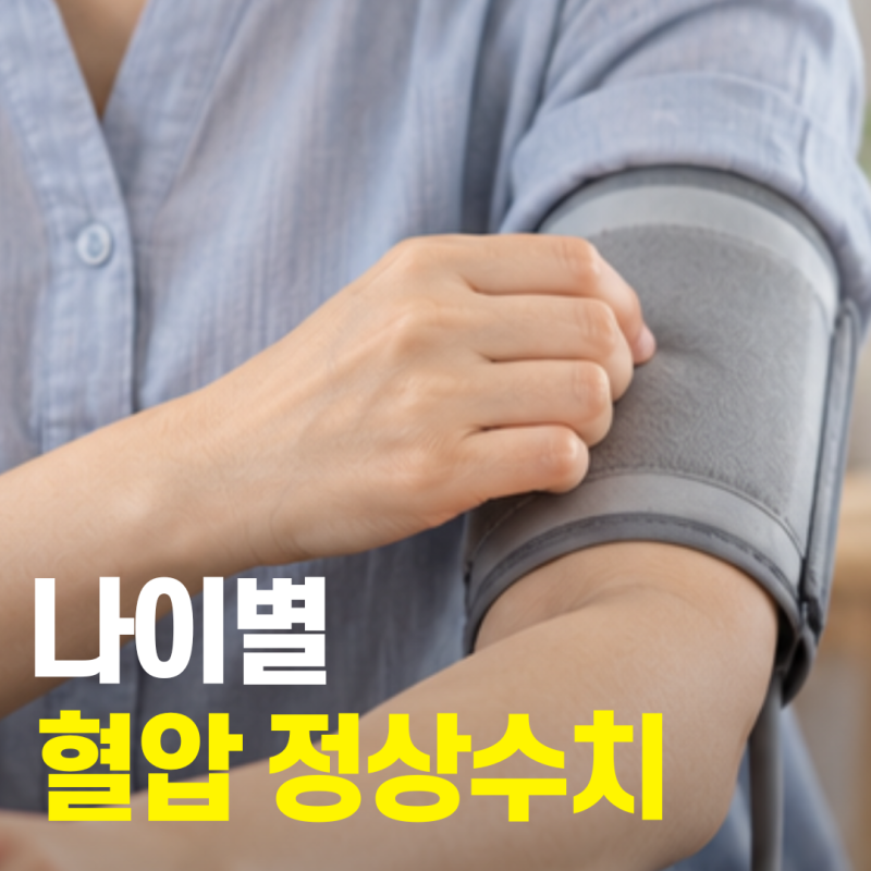 혈압 정상수치, 나이별 기준과 고혈압·저혈압 범위 정리