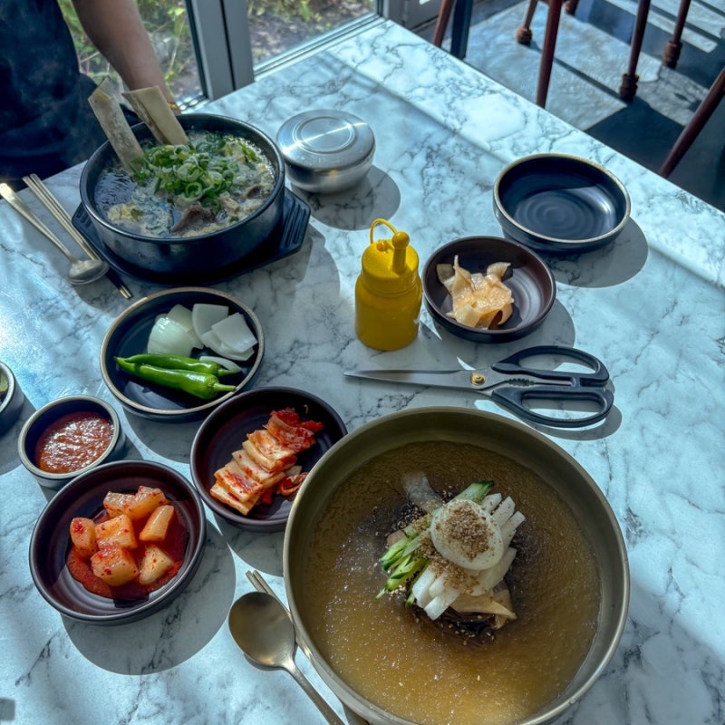 창원 안민동 맛집 아라가야냉면 목촌돼지국밥, 깔끔하고 시원한 왕갈비탕 후기