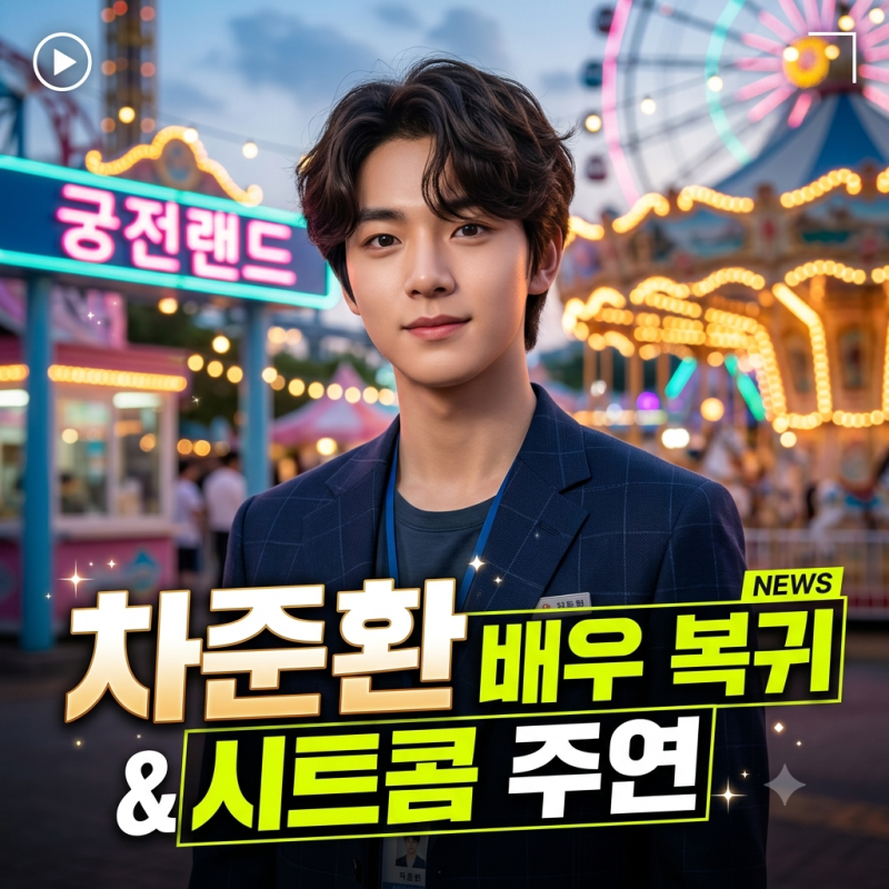 차준환 선수 활동 중단 후 첫 행보 티빙 시트콤 '궁전랜드' 주연 복귀 총정리