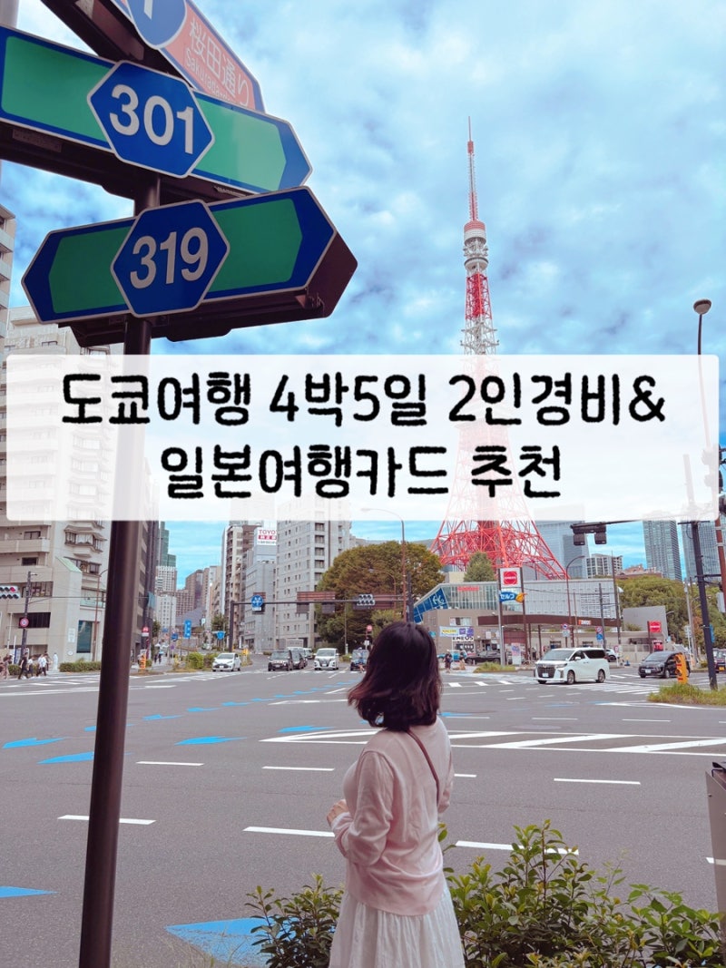 도쿄 4박 5일 2인경비 공유 및 일본여행 카드 추천ㅣ네이버페이머니카드, 트래블러스 체크카....