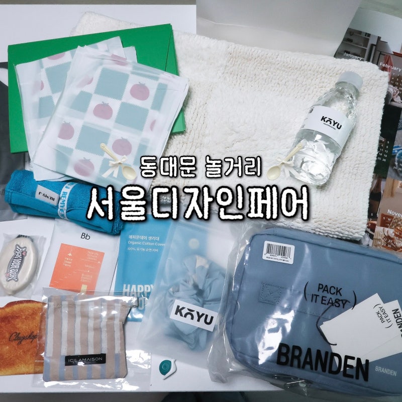 DDP 디자인페어 2026 첫날 후기 동대문 놀거리 추천 동대문디자인플라자