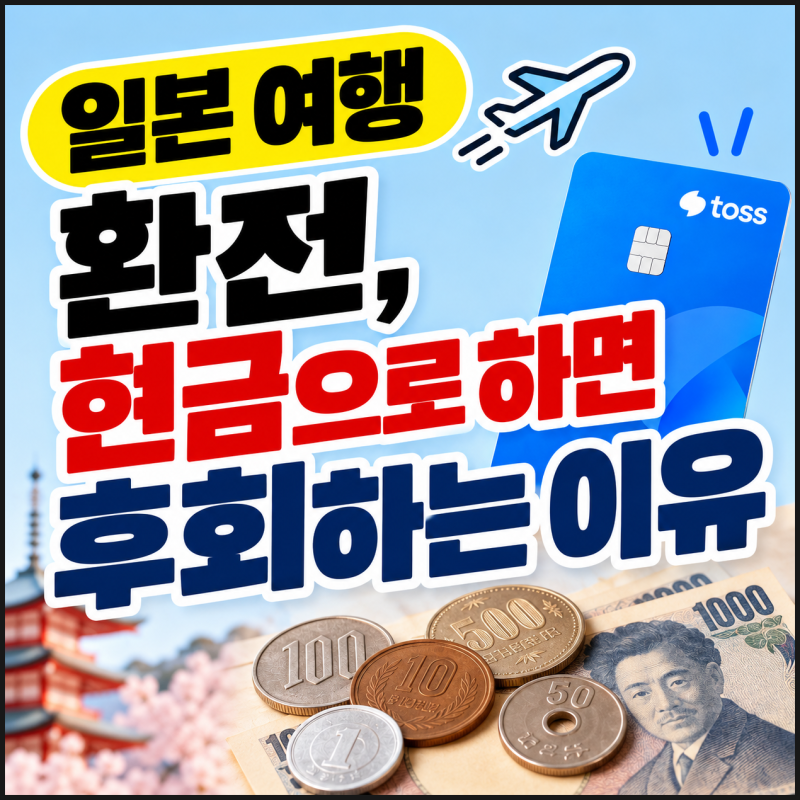 엔화 800대 환전 수수료 평생 무료 현금 지폐로 환전하지 않고 일본 여행 간 후기