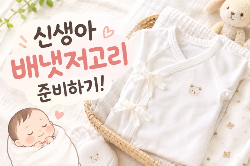 신생아 배냇저고리 똑똑하게 준비하기!개수부터 사이즈,시기까지 총정리