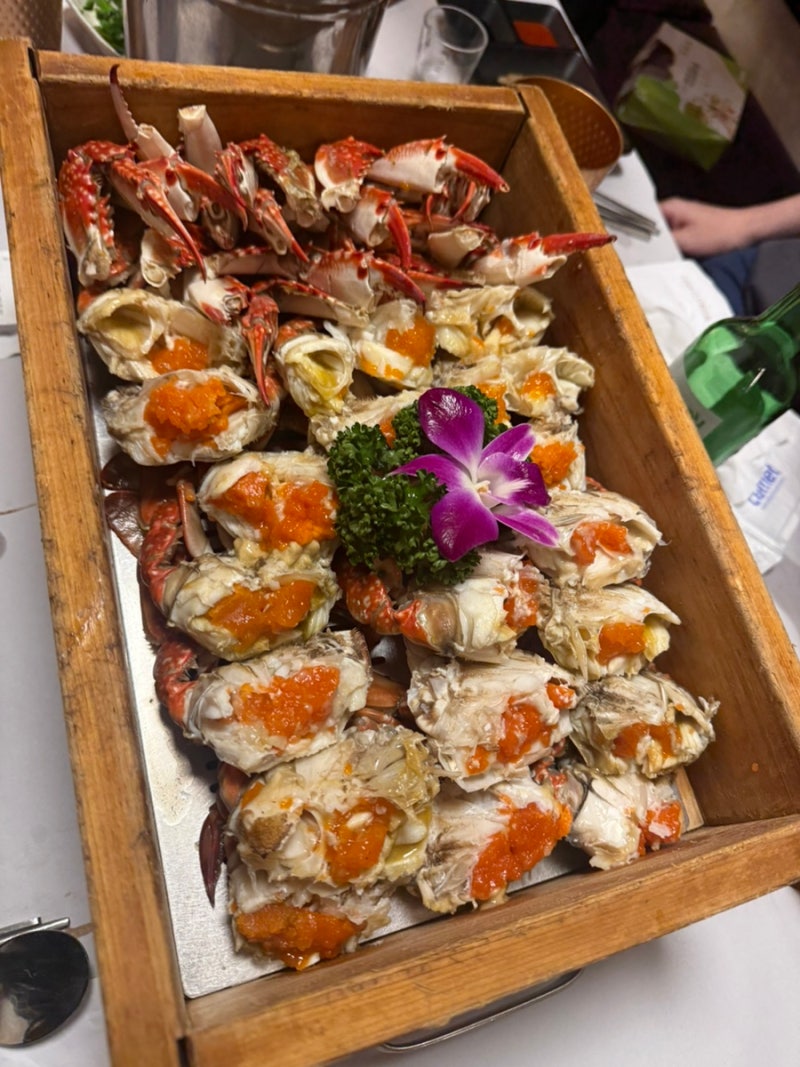 노량진 수산시장 꽃게찜 후기, 알 꽉 찬 꽃게와 2층 초장집 청해진 이용 팁(5월)