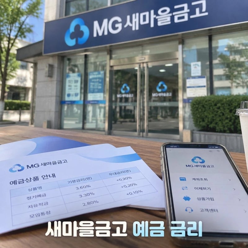 새마을금고 특판 금리 최대 4.3%? 새마을금고 정기 예금 금리 총정리!