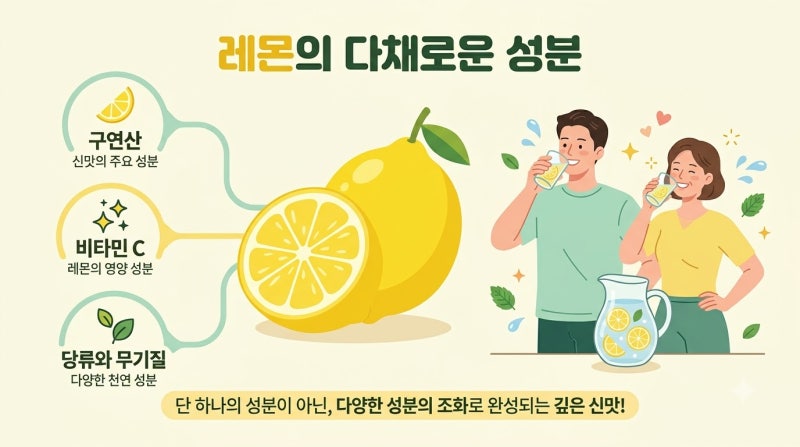 레몬즙에 베이킹소다를 넣으면 왜 거품이 날까? 신맛과 성분의 변화