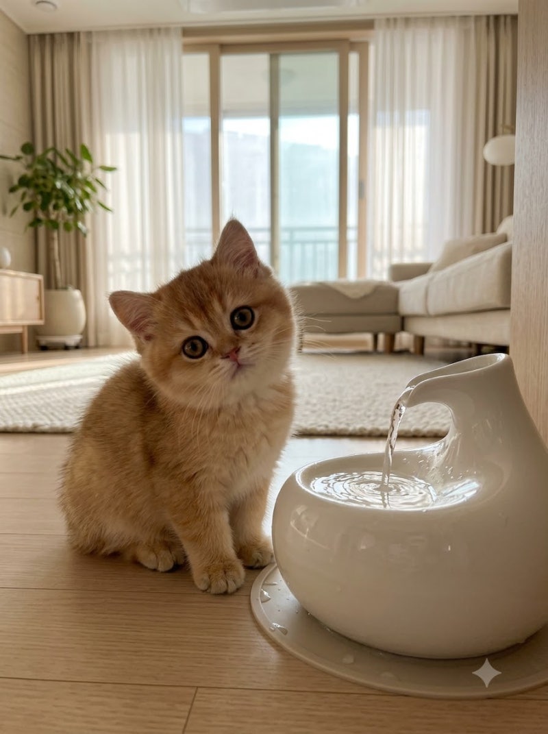 고양이 정수기, 정말 필요할까?