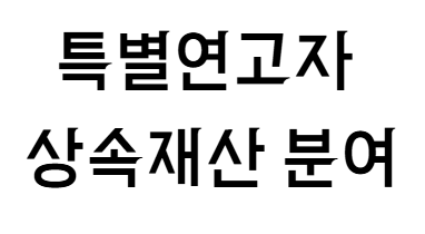 사실혼 관계의 특별연고자 상속재산 분여청구