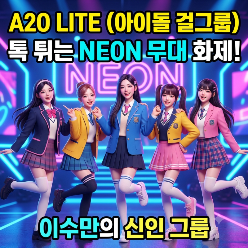 a20 lite 한국의 올리비아 핫세! 13세 멤버 아윤·오아·아이찡 정체는? A2O LITE 멤버 프로필, 나이....