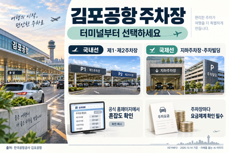 김포공항 주차장 요금｜국내선·국제선 할인·예약·실시간 혼잡 2026 총정리
