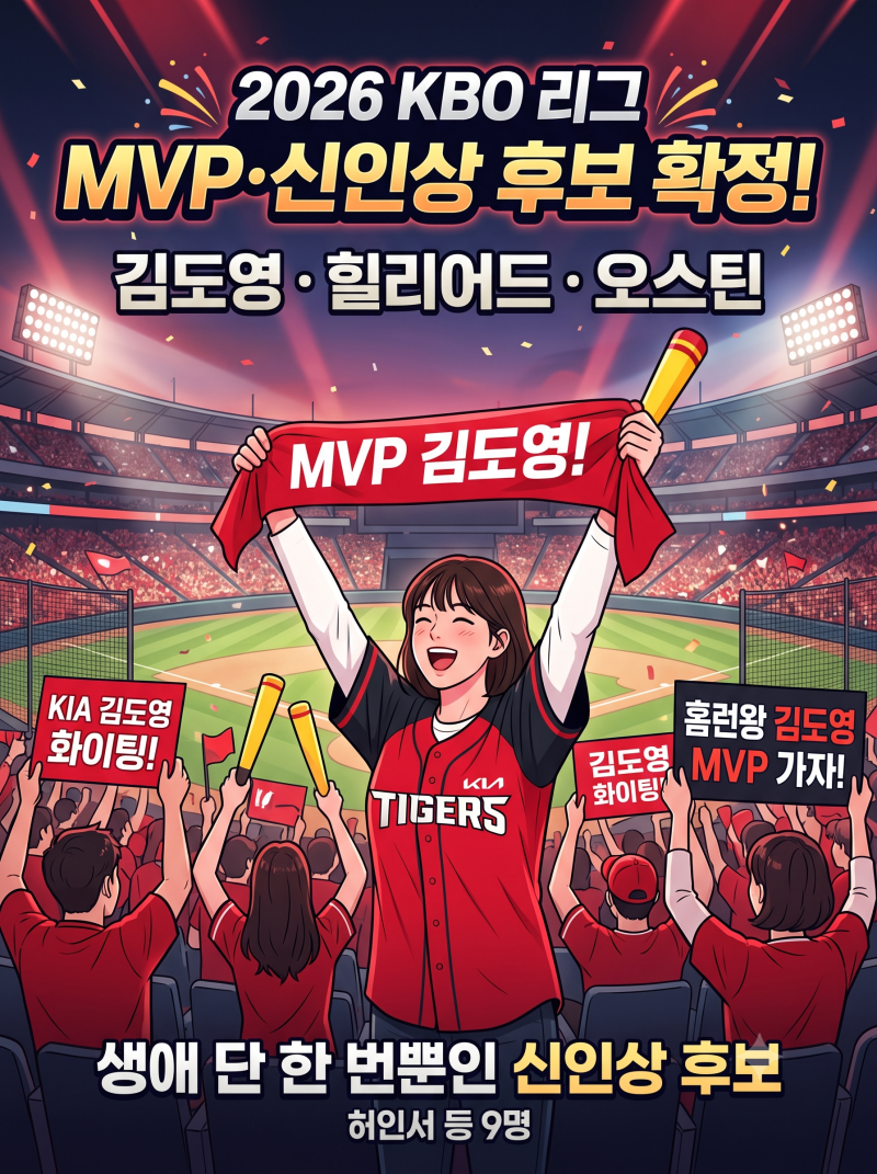 영광의 얼굴은 누구? 2026 KBO 리그 MVP 및 신인상 후보 전격 분석