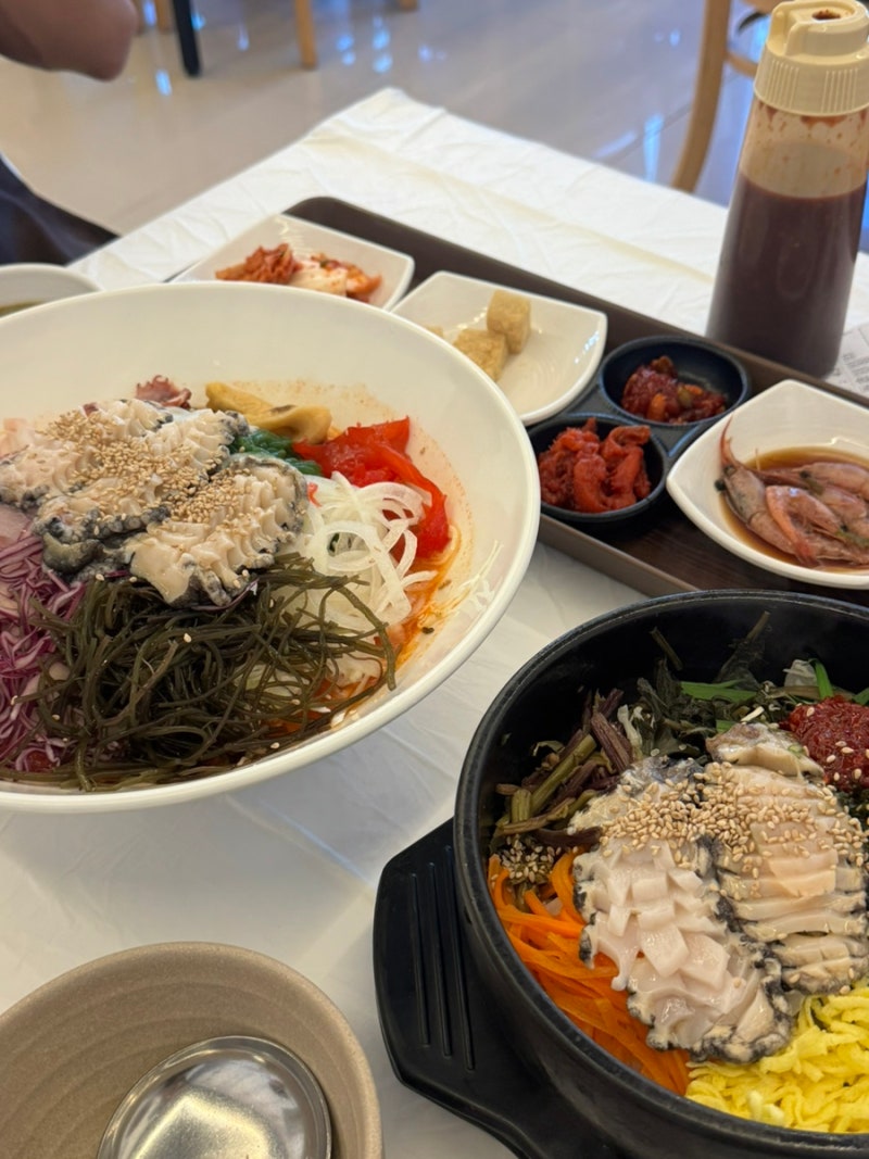 양양 맛집 추천, 낙산 바람꽃해녀마을 전복물회, 전복돌솥비빔밥 후기