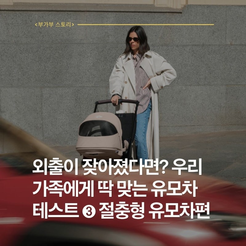외출이 잦아졌다면, 우리 가족에게 딱 맞는 유모차 TEST ➂ ‘부가부 드래곤플라이 플러스’ ....