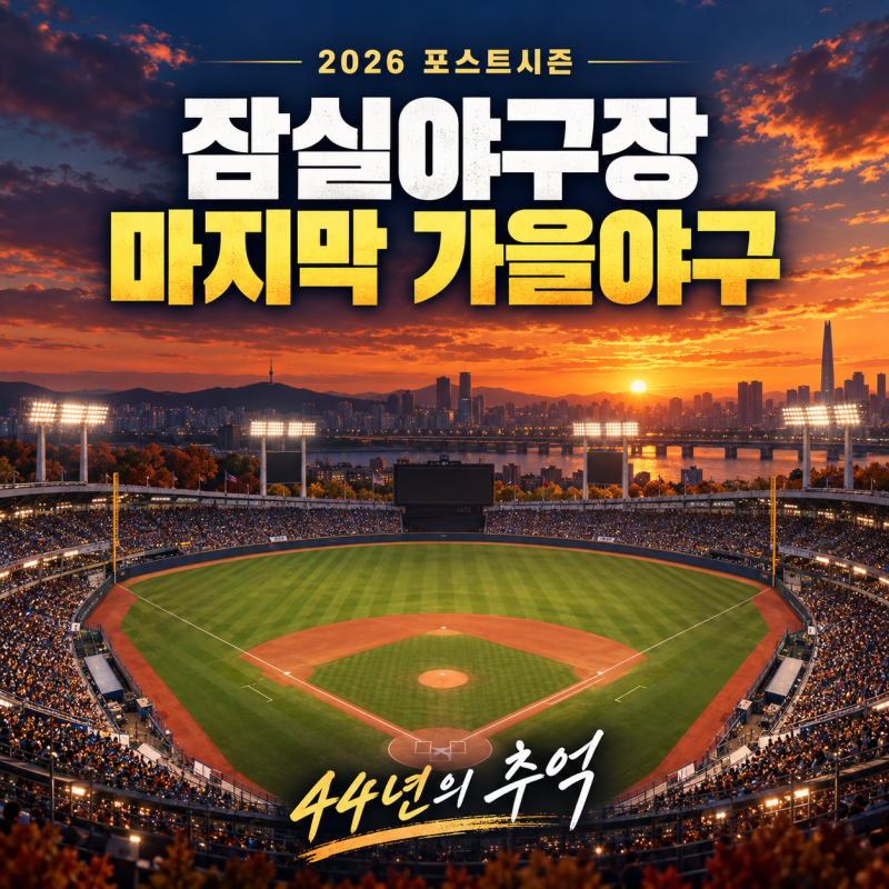 잠실야구장 마지막 가을야구, 철거 이후 LG·두산 홈구장과 돔구장 계획